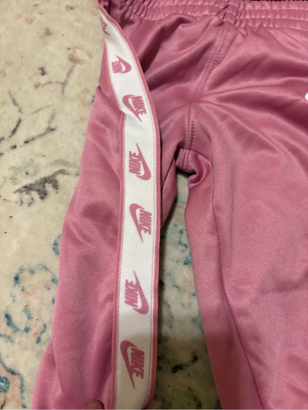 Nike Kids Rose Pink Track Jacket and Jogger Set. Size 18 Months. new!